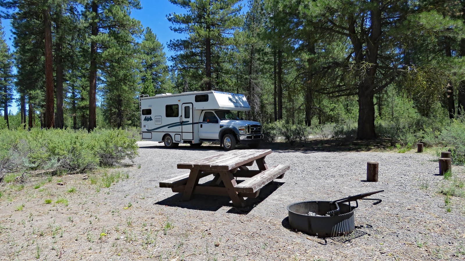 Rolling in an RV Wheelchair Traveling...... Williamson River Campground