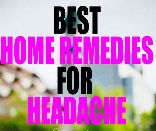 home remedies for headache