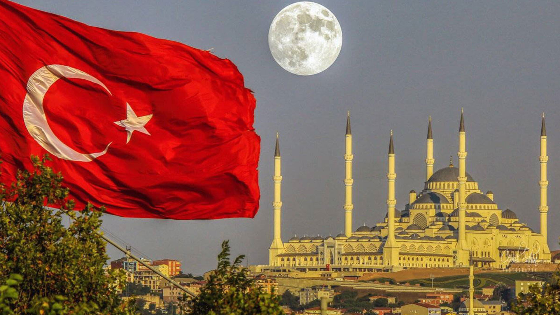 istanbul manzarali turk bayragi resimleri 15