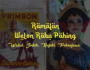 weton rabu pahing