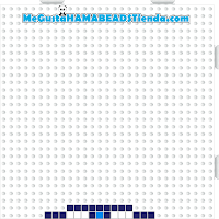 hama beads midi doraemon