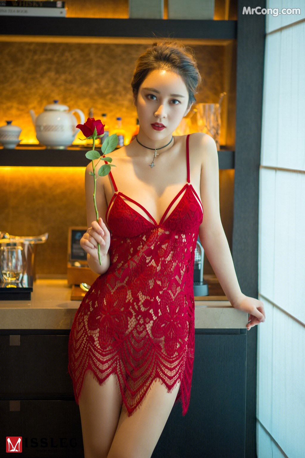 MISSLEG 2018-02-26 F001: Model Qiao Yi Lin (乔依 琳) (41 photos) photo 1-8