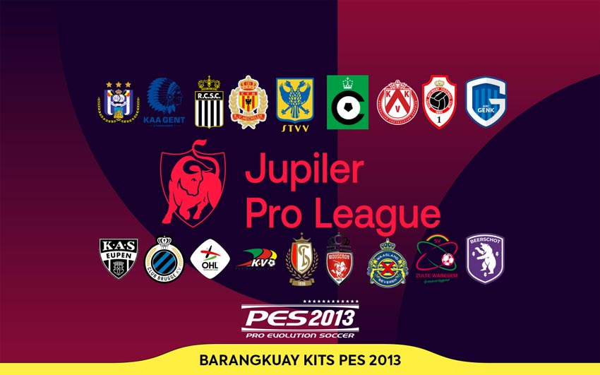 Ultigamerz Pes 2013 Belgian Jupiler Pro League 2021 Kits Pack