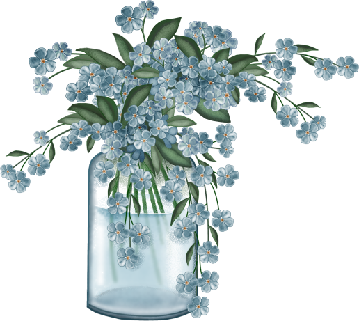 ForgetMeNot: forget me nots
