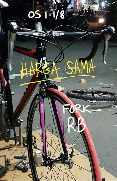 fork sepeda road bike