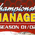 Championship Manager 01-02 2020 Türkçe Güncelleme Kadrosu
