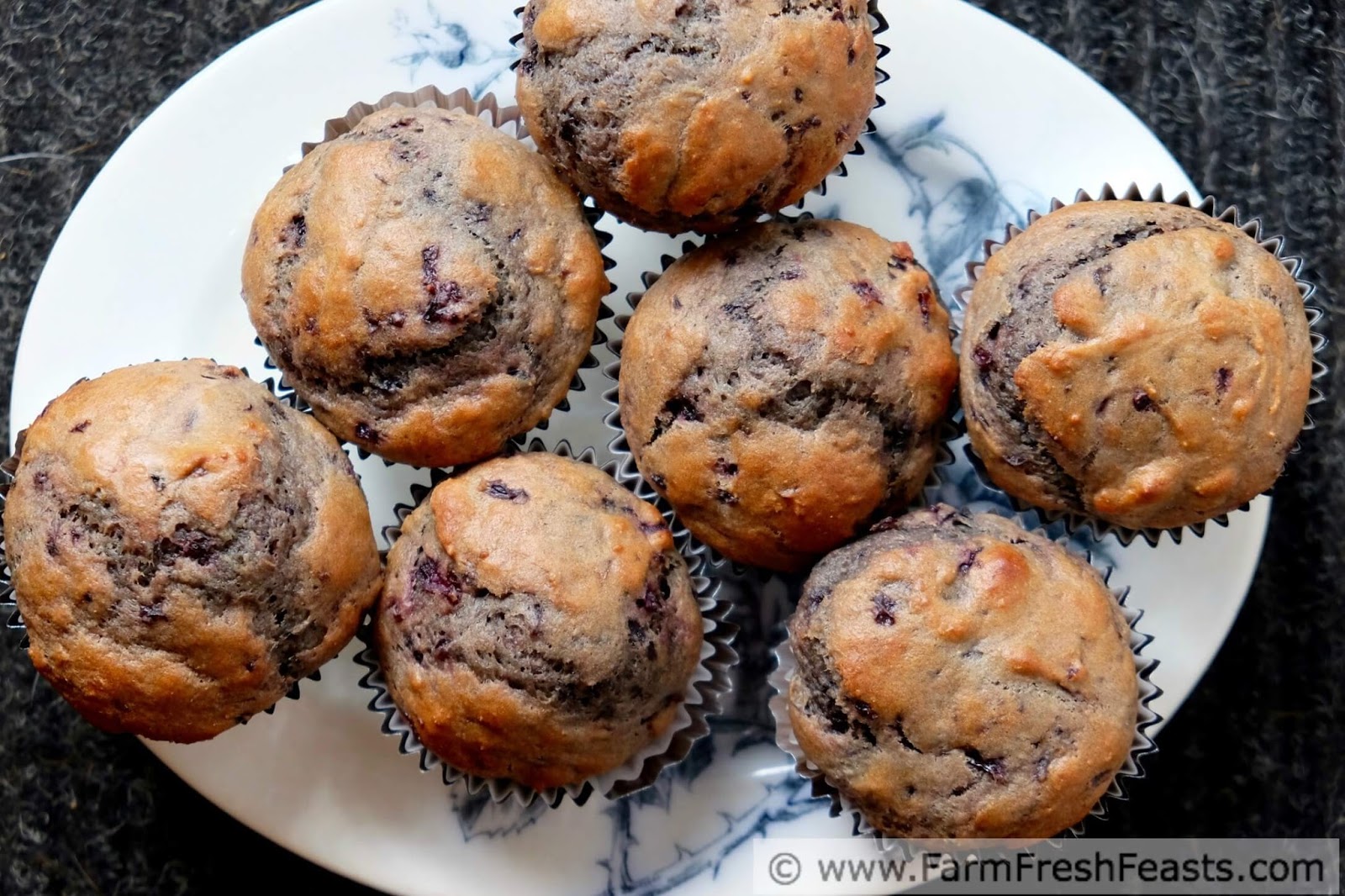 Farm Fresh Feasts Grilled Cherry Muffins Muffin Monday