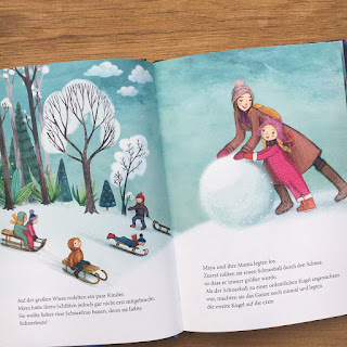 Winterbuch für Kinder: "Schneefunkelwunder" von Tanya Stewner, illustriert von Mila Marquis, erschienen im Fischer KJB Verlag, Rezension auf Kinderbuchblog Familienbücherei