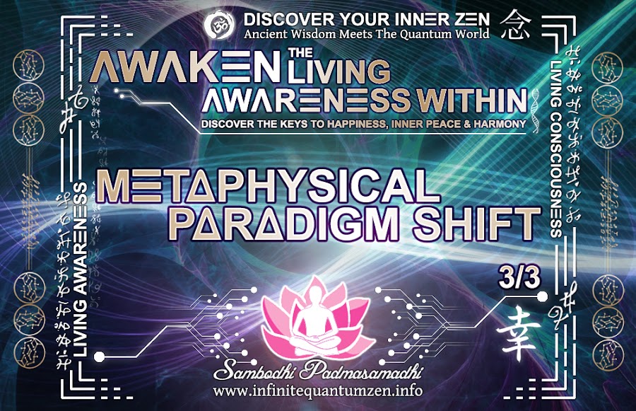Metaphysical Paradigm Shift 3 of 3 - Awaken the Living Awareness Within