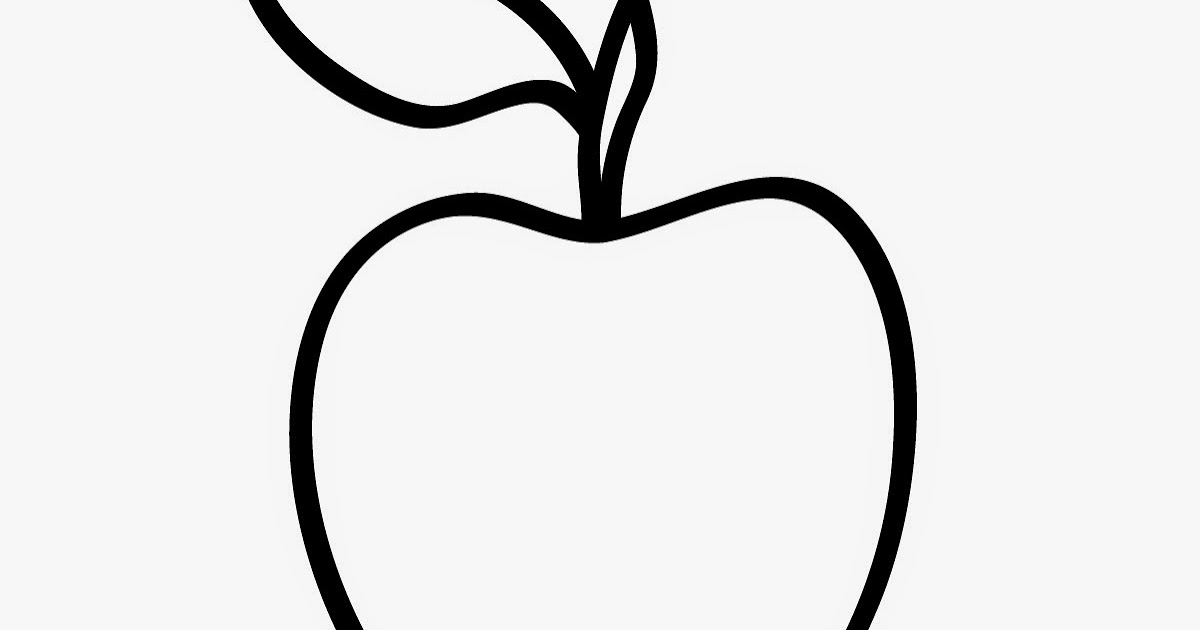 cara mewarnai gambar buah apel