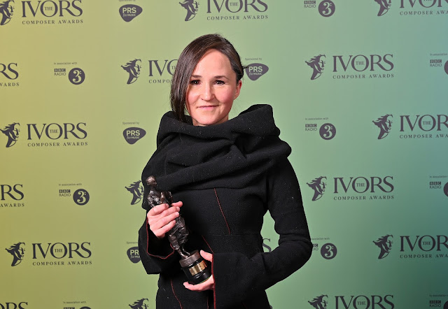 2021 Ivors Composer Awards - Anna Thorvaldsdottir, winner of the Large Scale Composition category (Photo Mark Allan)