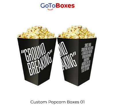 Popcorns are delightedly enjoyed and favored among people of all ages and classes. People love to have popcorns while seeing their main games facilitate or a film in the cinemas or even in a family gathering. Popcorn Boxes are easy and worthwhile to carry and handle. They can be altered in plentiful assortments