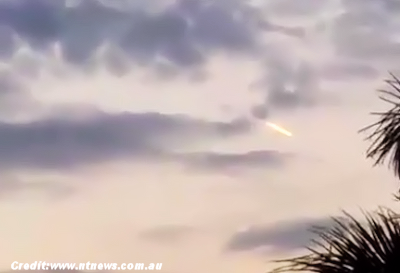 UFO Spotted Over Darwin 9-28-15