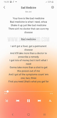 Cara Menampilkan Lirik Lagu di Samsung Music Player Terbaru apalagi bila nadanya cocok dengan kondisi suasana hati pendengarnya Cara Menampilkan Lirik Lagu di Samsung Music Player Terbaru