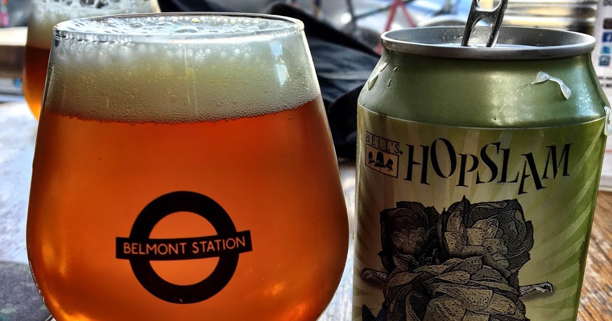 A Hoppy Medium Beer Friday Hopslam Ale by Bell's Brewery