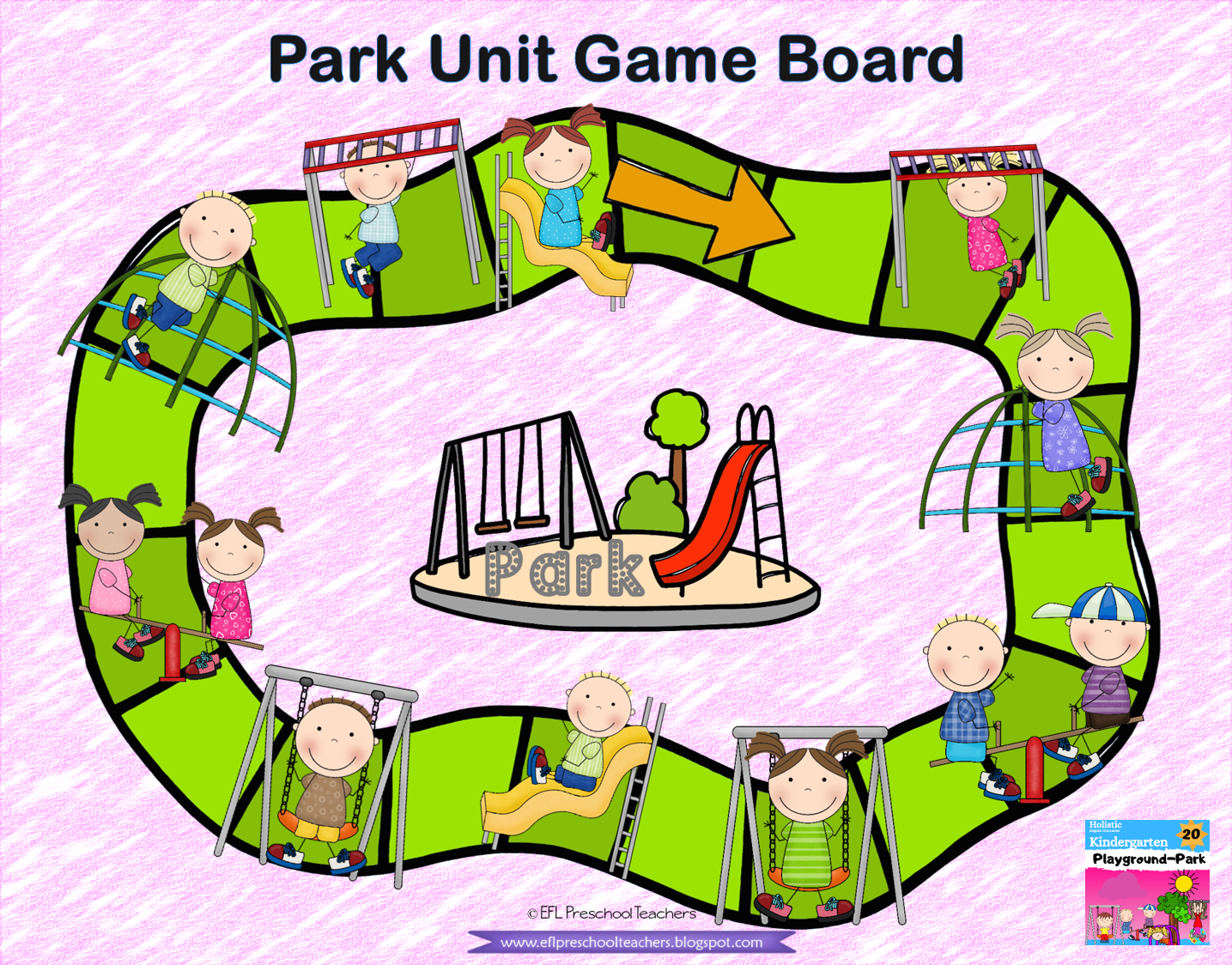 ESL/EFL Preschool Teachers Playground or park Unit Games for