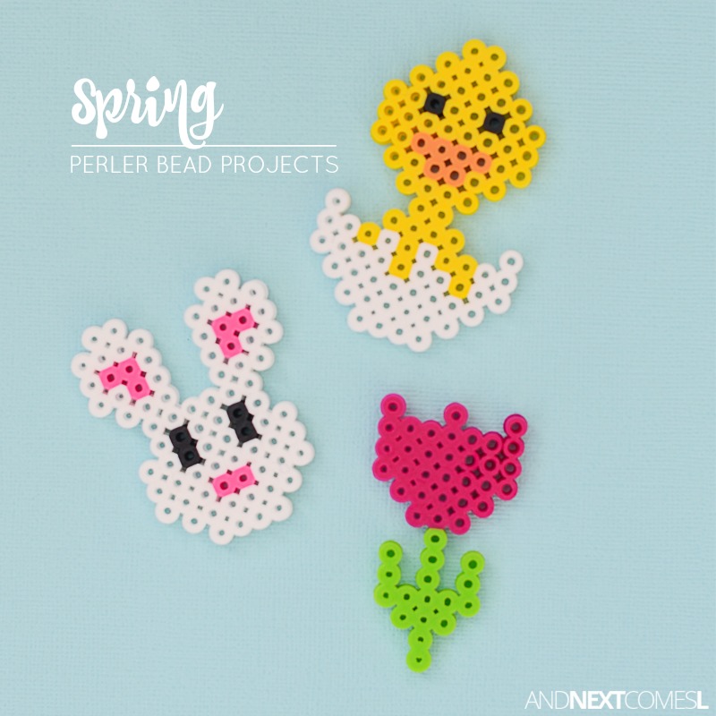 Spring & Easter Perler Bead Crafts And Next Comes L