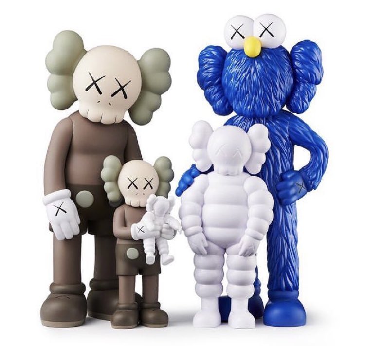 KAWS Companion Greeting Card (With Puffy Sticker) Brown - US