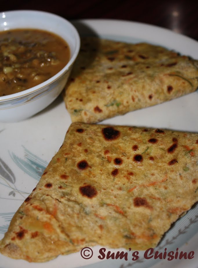 Sum's Cuisine Vegetable Chapathi