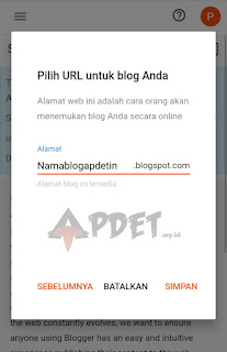 Cara Membuat Website Menggunakan Blogger/Blogspot hanya Dengan Android