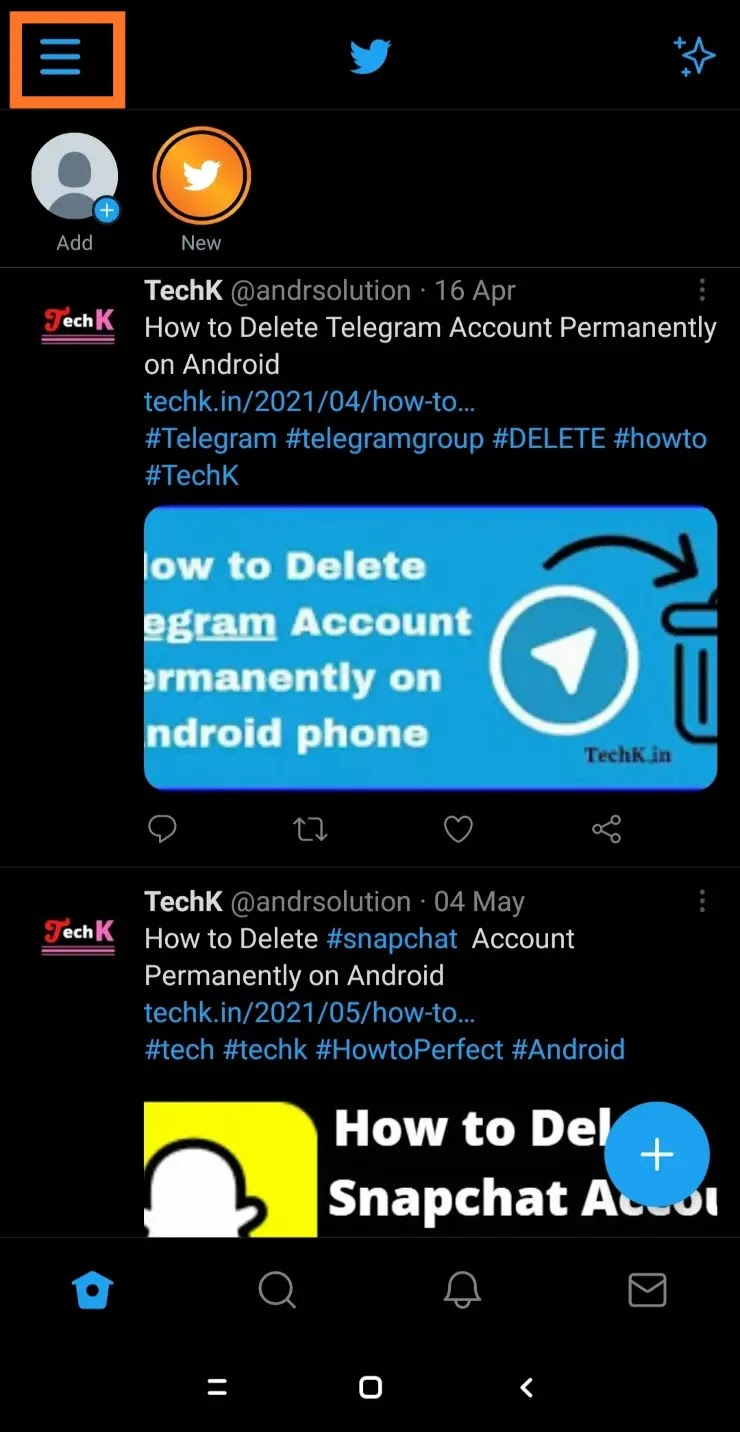 How to Delete My Twitter Account Permanently on Android » Techk