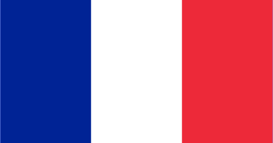 Vector Clipart: Bandera de Francia - vector