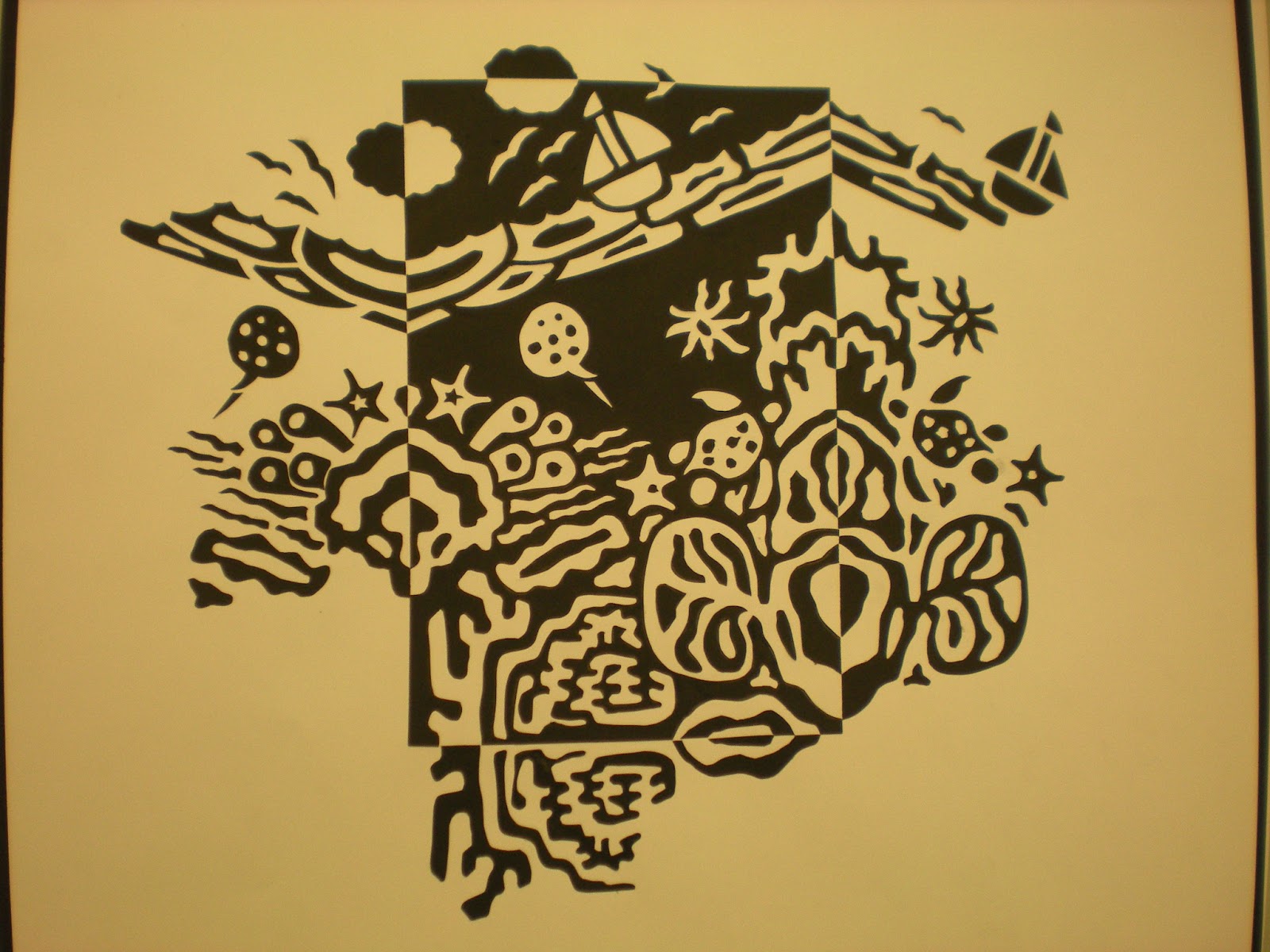 Symmetrical Cut Paper Projects