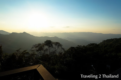 View from my room at Doi Pha Tang in North Thailand Motorbike Riding in North Thailand