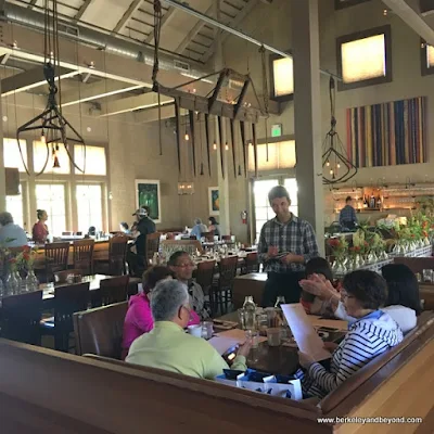 interior of Farmstead restaurant at Long Meadow Ranch in St. Helena, California