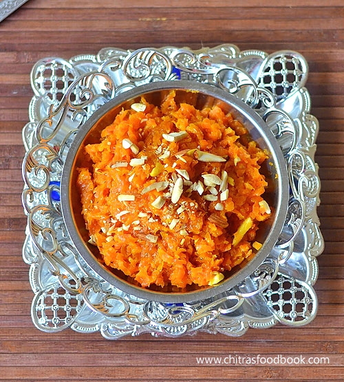 Traditional Carrot halwa