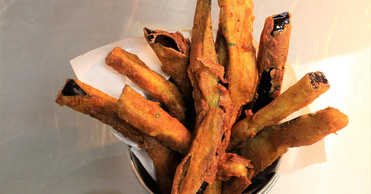 Aubergine Fries with Spicy Tomato Dip