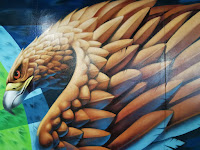 Liverpool Library murals by Peque