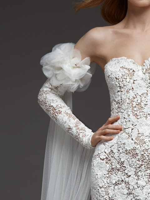 CARINA K;Mich Weddings - wedding planning - wedding dresses - carina - pronovias - fall 2019 collection