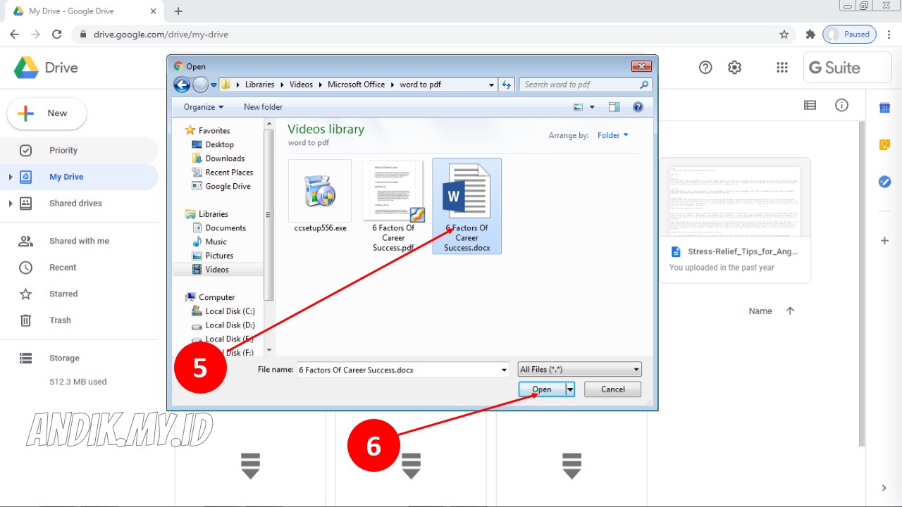 Cara Simpan Foto Di Google Drive