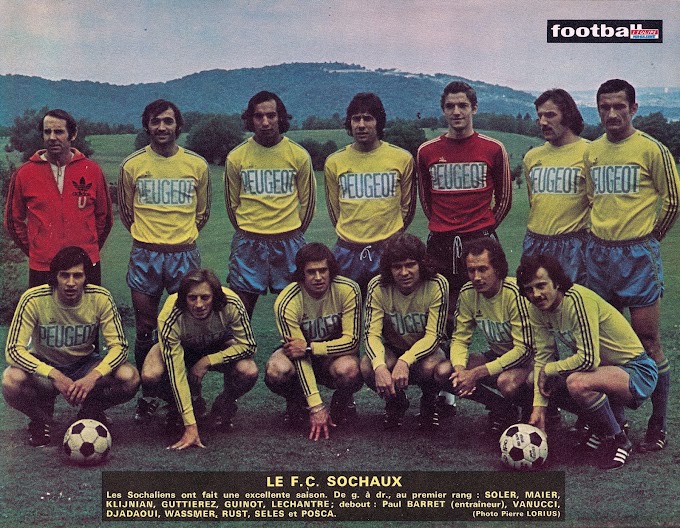 F.C SOCHAUX-MONTBELIARD 1973-74. By Ageducatifs.