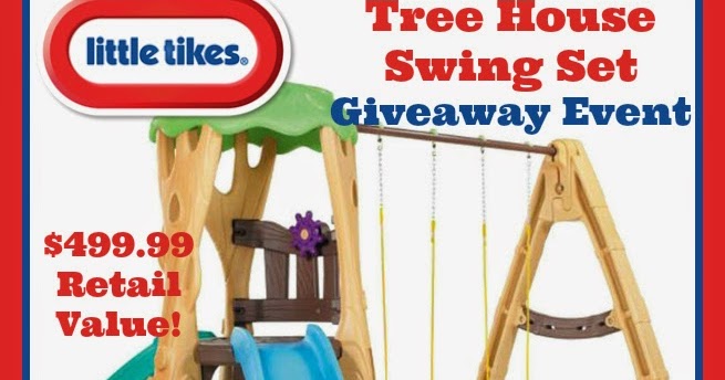 little tikes tree swing set