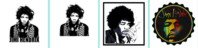 Jimi Hendrix minták ajándékra - online rendelés