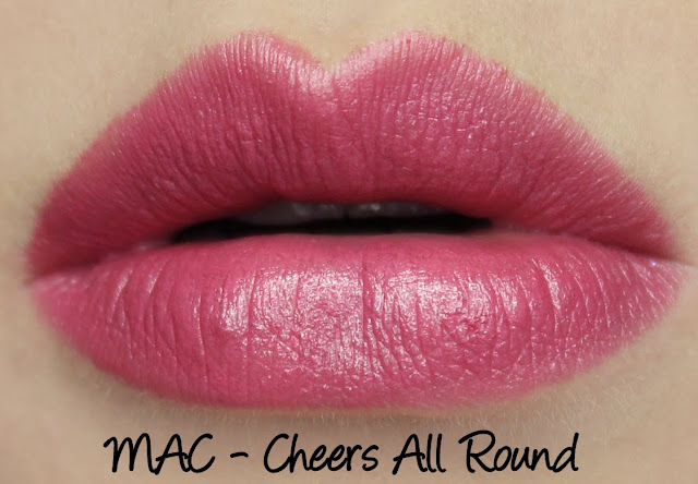 MAC Monday: Cheers All Round Lipstick Swatches & Review