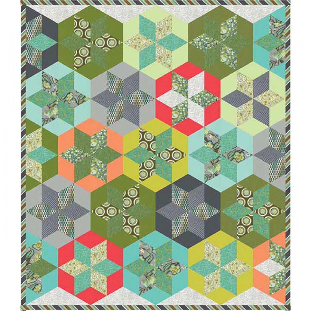 Quilt Inspiration Free pattern day ! Hexagon quilts