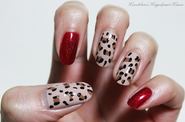 Black leopard print nail design - wide 5