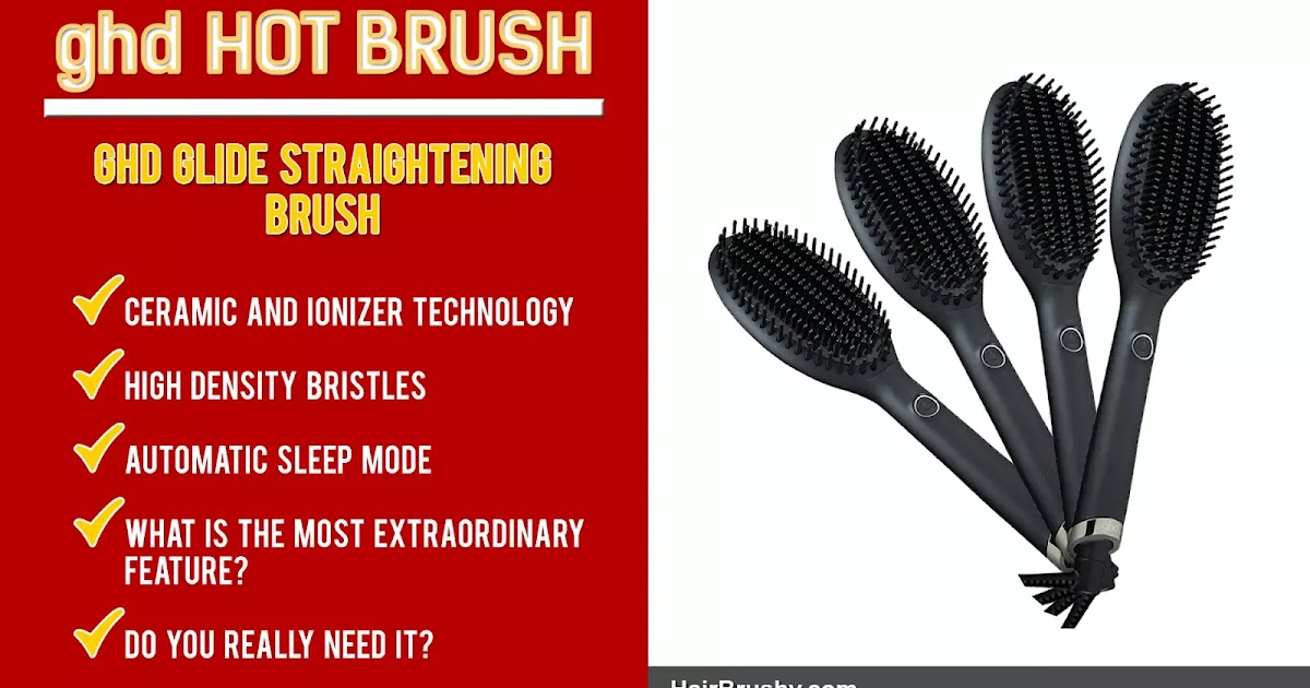 ghd hair brush straightener