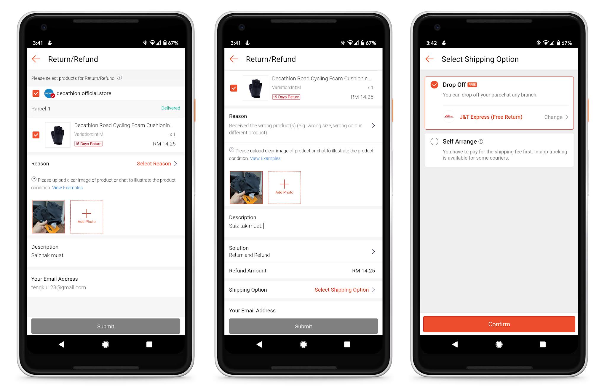 Cara Return Dan Refund Barang Shopee Melalui Jnt Express (Decathlon)