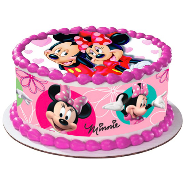 ديكور تورتة ميكي وميني ديكورات الكيك