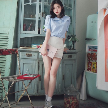 ÁO SƠ MI CÔNG SỞ NỮ NGẮN TAY, ÁO KIỂU SEN KẸP REN THỜI TRANG AA569 13 sm 2022 06 14 10 30 48 0700 MlqbjKJFTp