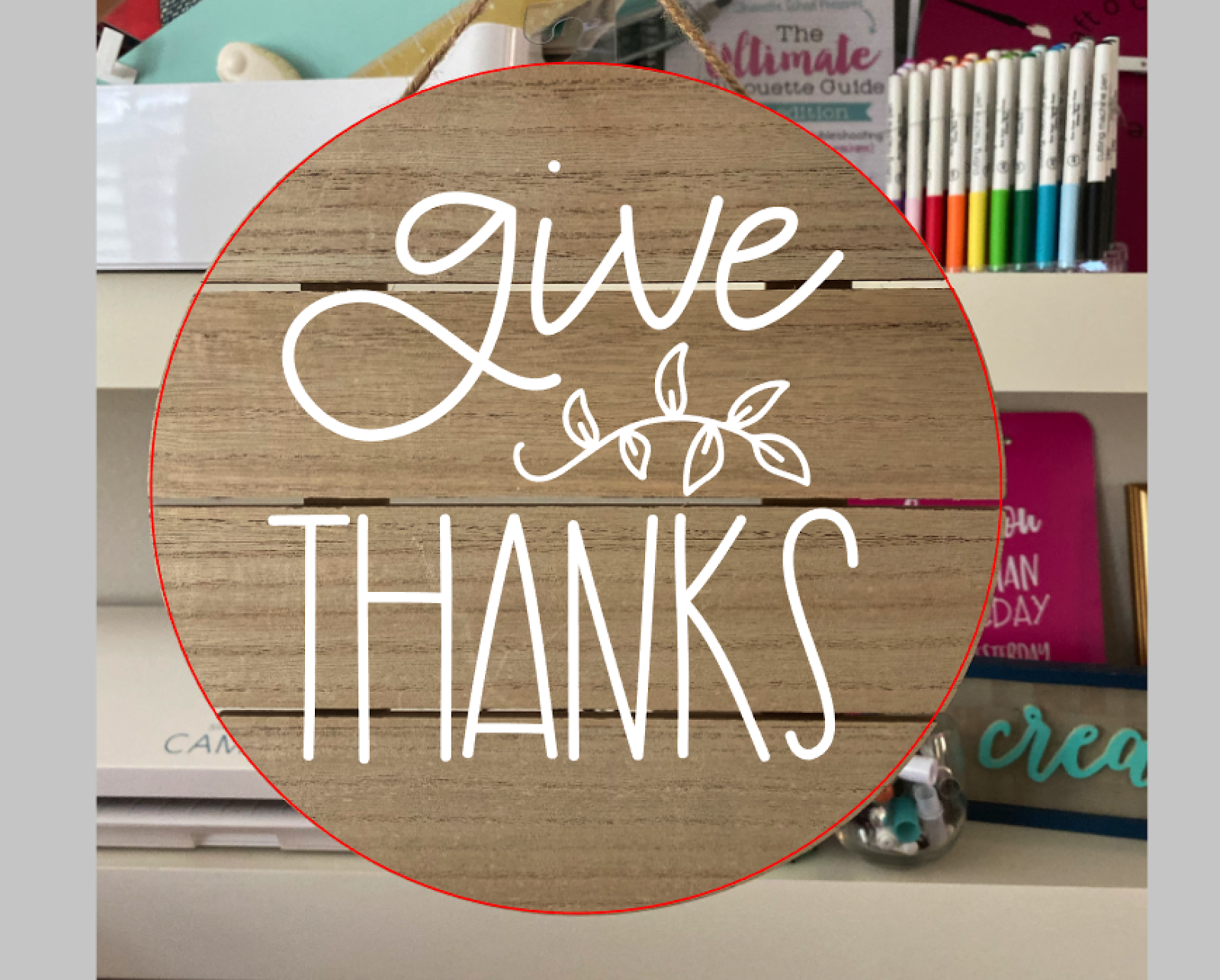 How to Design for Wood Signs with Slats in Silhouette Studio ...