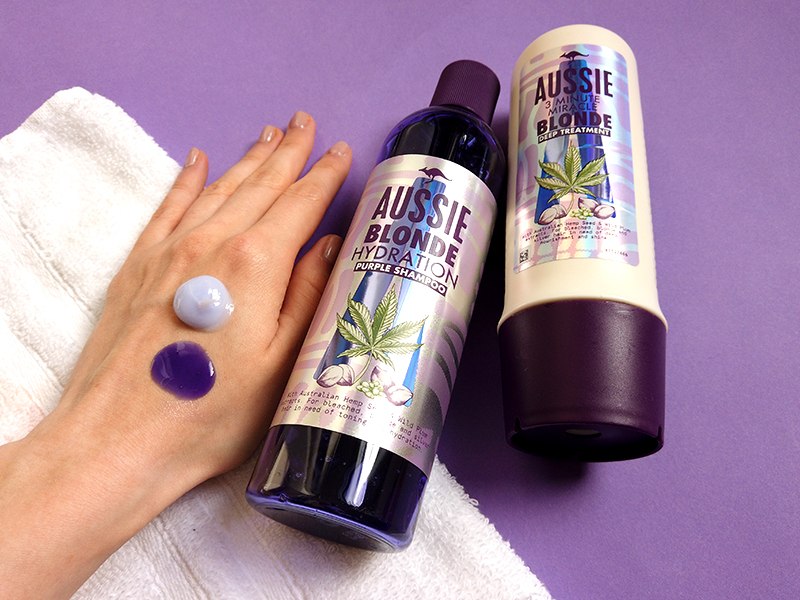 10. Aussie Blonde Hydration Purple Shampoo - wide 1