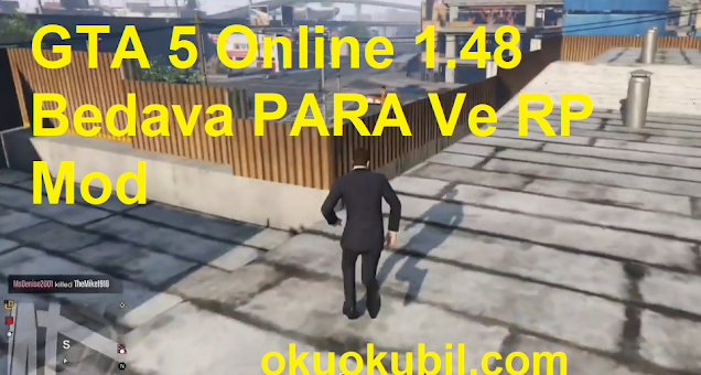 GTA 5 Online 1.48 Bedava PARA Ve RP Mod Menu Hilesi İndir 08 Aralık