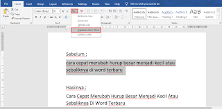 Cara membuat setiap kata pada kalimat menjadi huruf besar