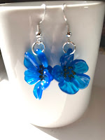 blue flower earrings3