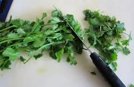 chop-the-coriander-leaves